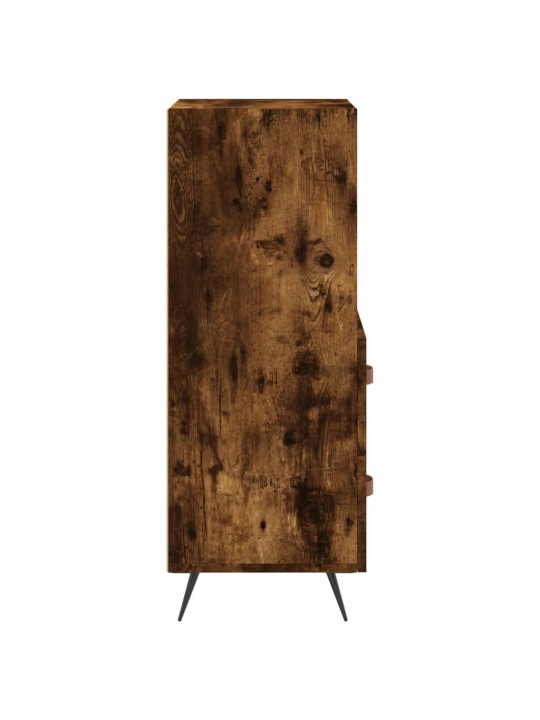Příborník kouřový dub 34,5 x 34 x 90 cm kompozitní dřevo