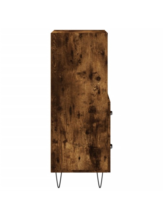 Příborník kouřový dub 34,5 x 34 x 90 cm kompozitní dřevo