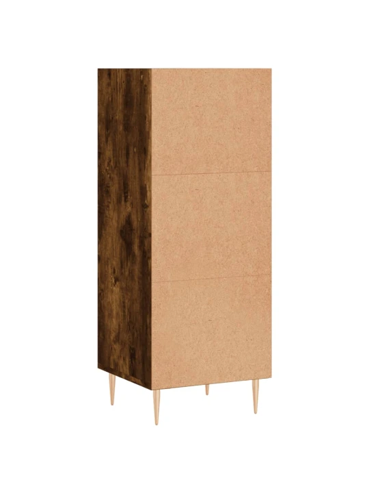 Příborník kouřový dub 34,5 x 32,5 x 90 cm kompozitní dřevo