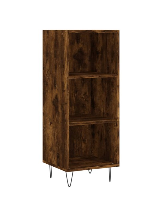 Příborník kouřový dub 34,5 x 32,5 x 90 cm kompozitní dřevo