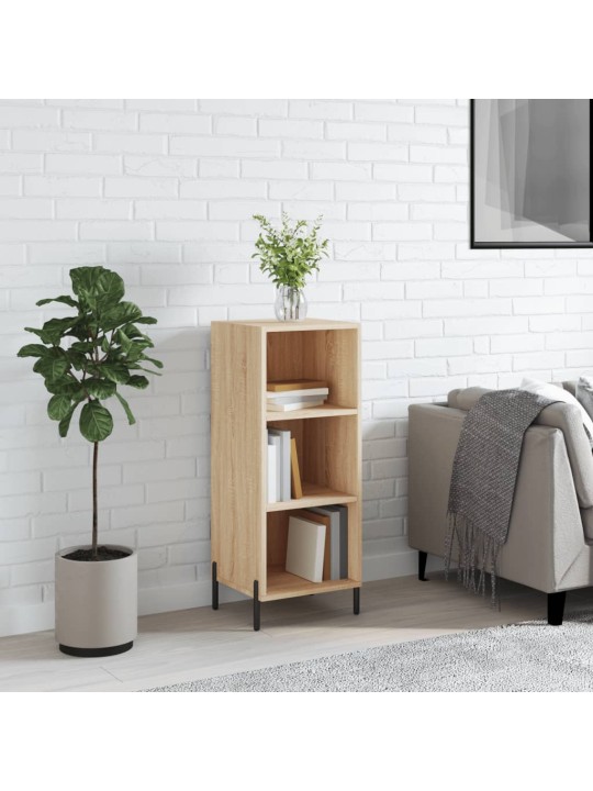 Příborník dub sonoma 34,5 x 32,5 x 90 cm kompozitní dřevo