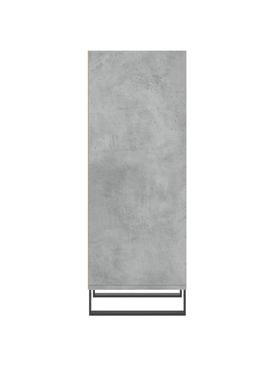Příborník betonově šedý 34,5 x 32,5 x 90 cm kompozitní dřevo