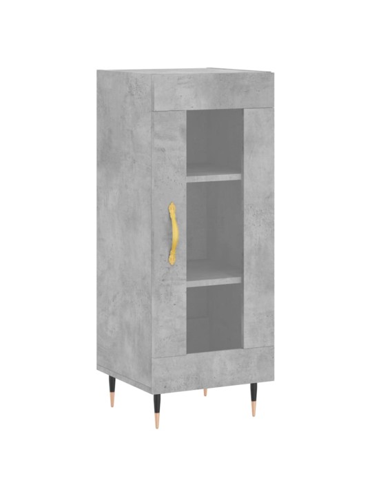 Příborník betonově šedý 34,5 x 34 x 90 cm kompozitní dřevo