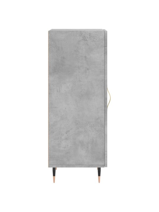 Příborník betonově šedý 34,5 x 34 x 90 cm kompozitní dřevo