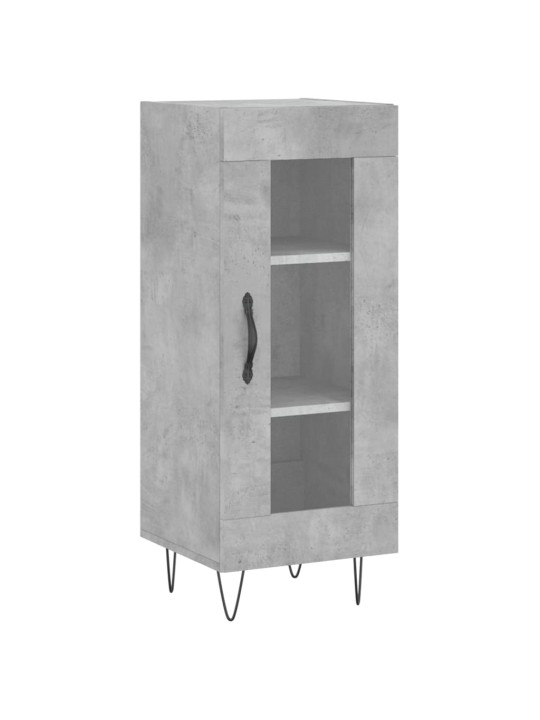 Příborník betonově šedý 34,5 x 34 x 90 cm kompozitní dřevo
