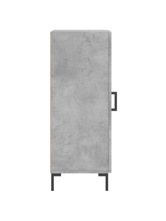 Příborník betonově šedý 34,5 x 34 x 90 cm kompozitní dřevo