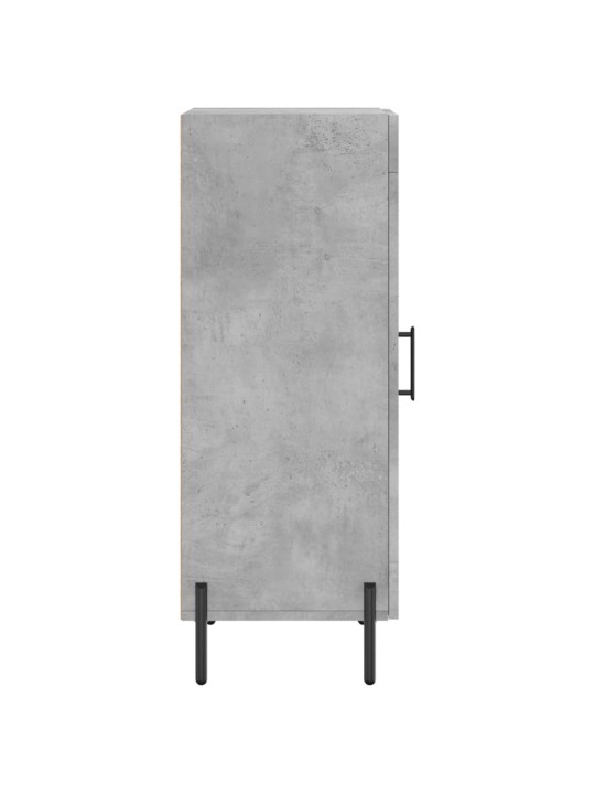 Příborník betonově šedý 34,5 x 34 x 90 cm kompozitní dřevo