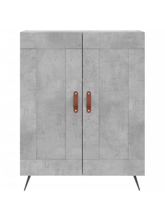 Příborník betonově šedý 69,5 x 34 x 90 cm kompozitní dřevo