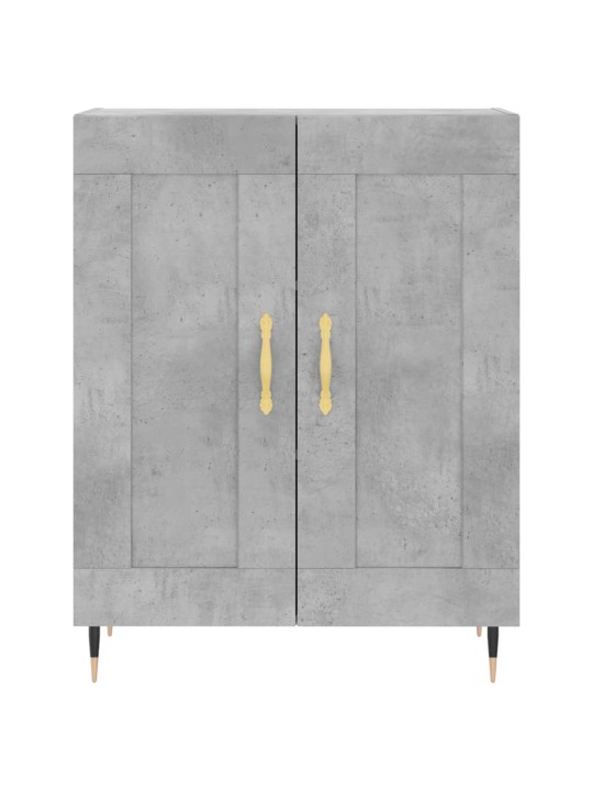 Příborník betonově šedý 69,5 x 34 x 90 cm kompozitní dřevo