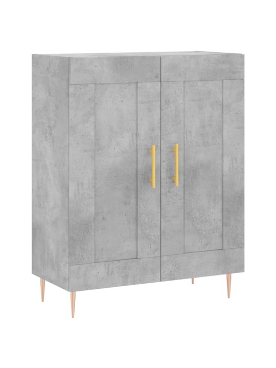 Příborník betonově šedý 69,5 x 34 x 90 cm kompozitní dřevo