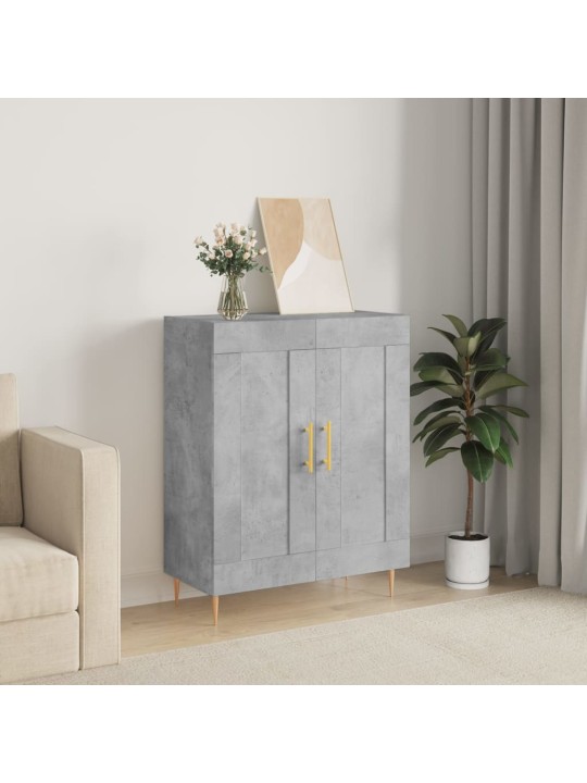 Příborník betonově šedý 69,5 x 34 x 90 cm kompozitní dřevo