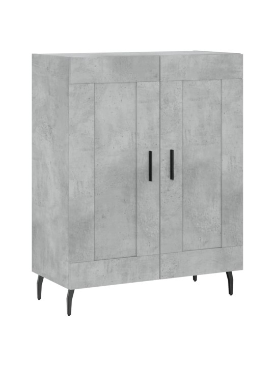 Příborník betonově šedý 69,5 x 34 x 90 cm kompozitní dřevo