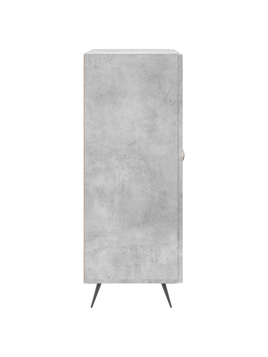Příborník betonově šedý 69,5 x 34 x 90 cm kompozitní dřevo