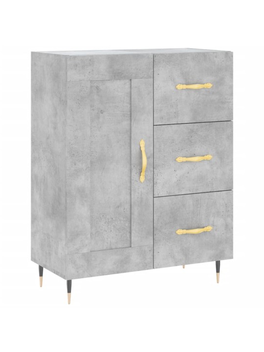 Příborník betonově šedý 69,5 x 34 x 90 cm kompozitní dřevo