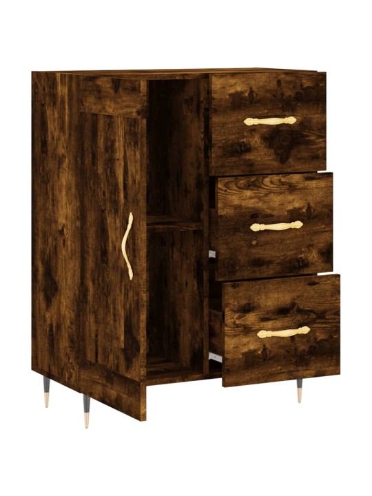 Příborník kouřový dub 69,5 x 34 x 90 cm kompozitní dřevo