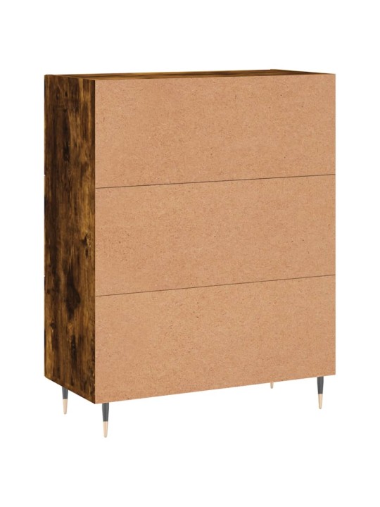 Příborník kouřový dub 69,5 x 34 x 90 cm kompozitní dřevo