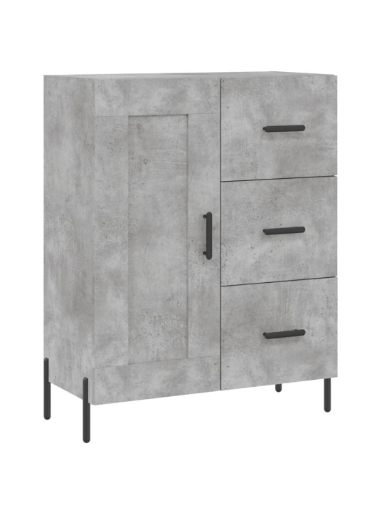 Příborník betonově šedý 69,5 x 34 x 90 cm kompozitní dřevo