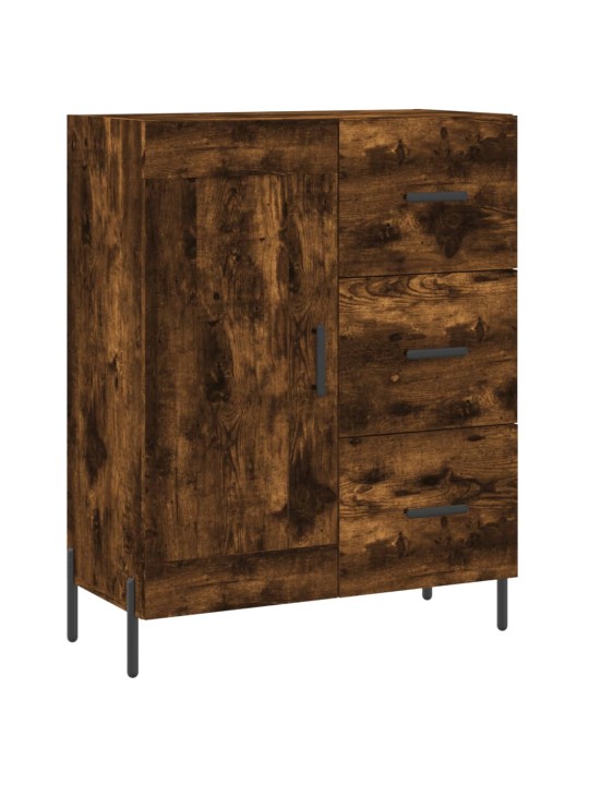 Příborník kouřový dub 69,5 x 34 x 90 cm kompozitní dřevo
