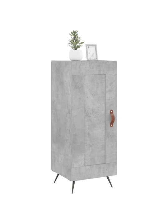 Příborník betonově šedý 34,5 x 34 x 90 cm kompozitní dřevo