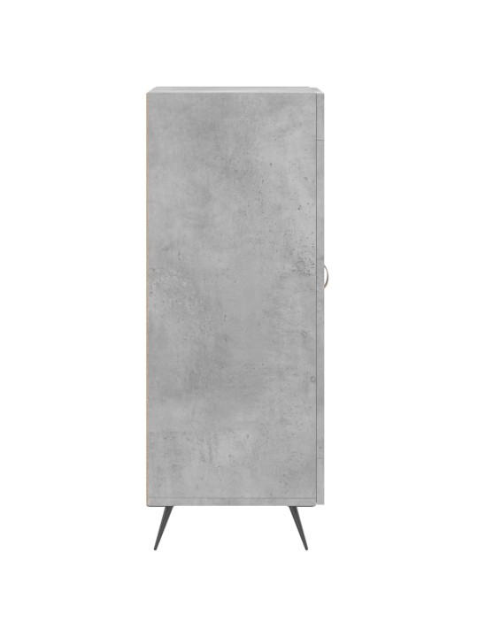 Příborník betonově šedý 34,5 x 34 x 90 cm kompozitní dřevo