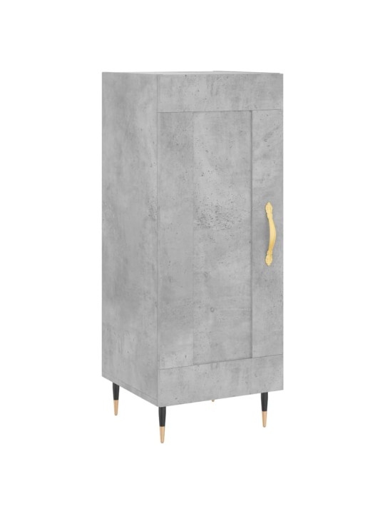 Příborník betonově šedý 34,5 x 34 x 90 cm kompozitní dřevo