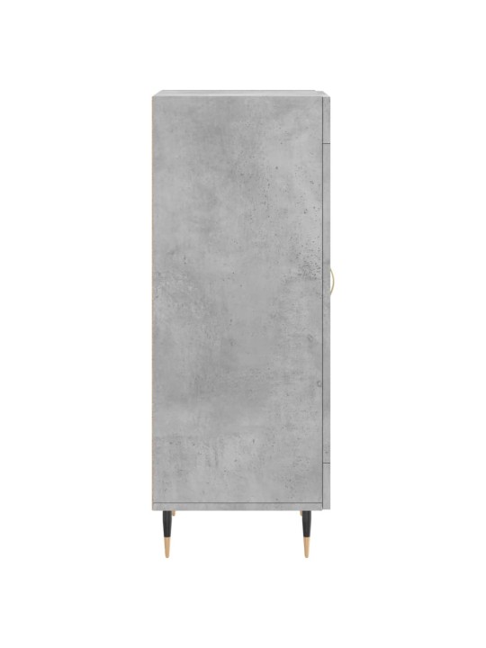 Příborník betonově šedý 34,5 x 34 x 90 cm kompozitní dřevo