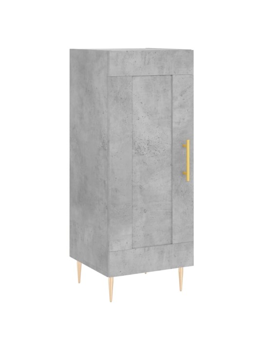 Příborník betonově šedý 34,5 x 34 x 90 cm kompozitní dřevo