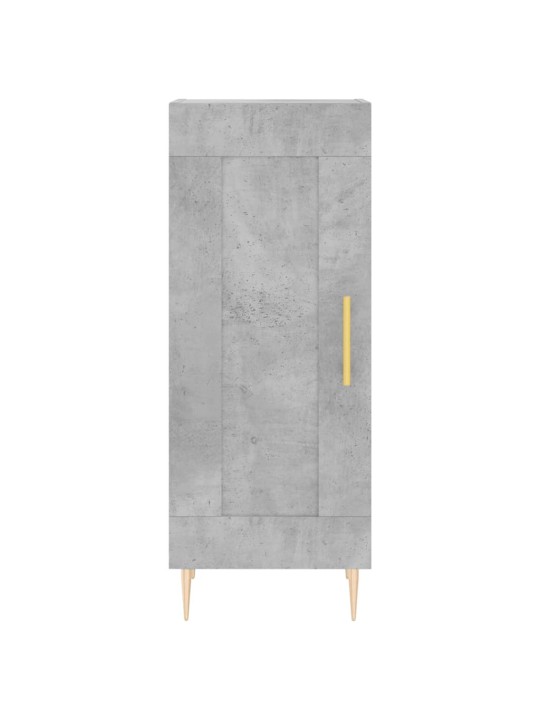 Příborník betonově šedý 34,5 x 34 x 90 cm kompozitní dřevo