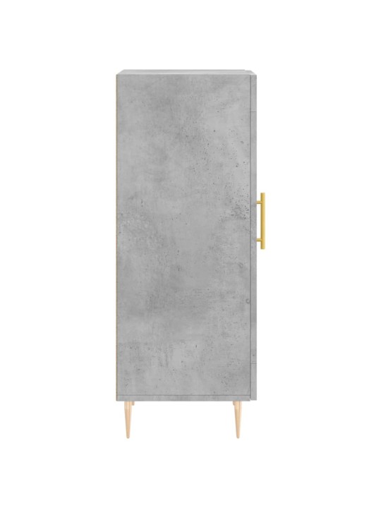 Příborník betonově šedý 34,5 x 34 x 90 cm kompozitní dřevo