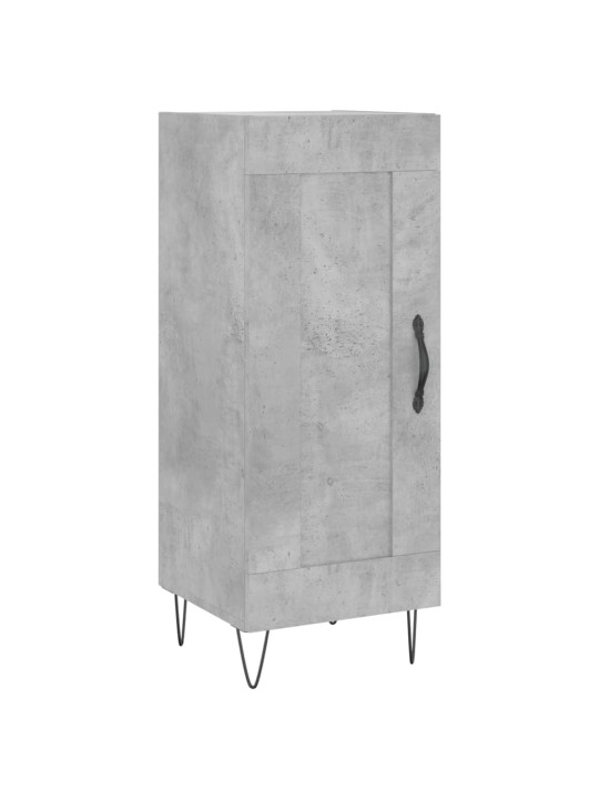 Příborník betonově šedý 34,5 x 34 x 90 cm kompozitní dřevo