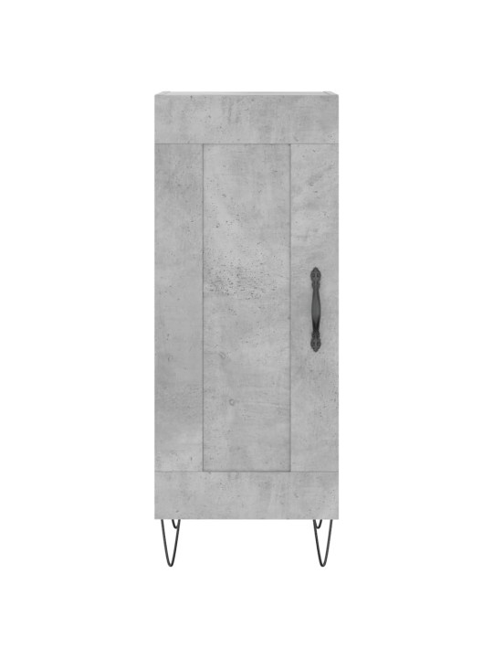 Příborník betonově šedý 34,5 x 34 x 90 cm kompozitní dřevo
