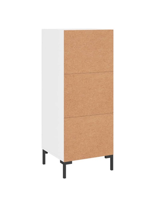 Příborník bílý s vysokým leskem 34,5x34x90 cm kompozitní dřevo