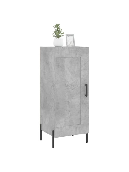 Příborník betonově šedý 34,5 x 34 x 90 cm kompozitní dřevo