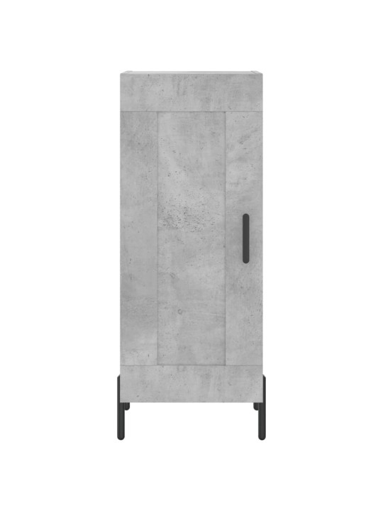 Příborník betonově šedý 34,5 x 34 x 90 cm kompozitní dřevo