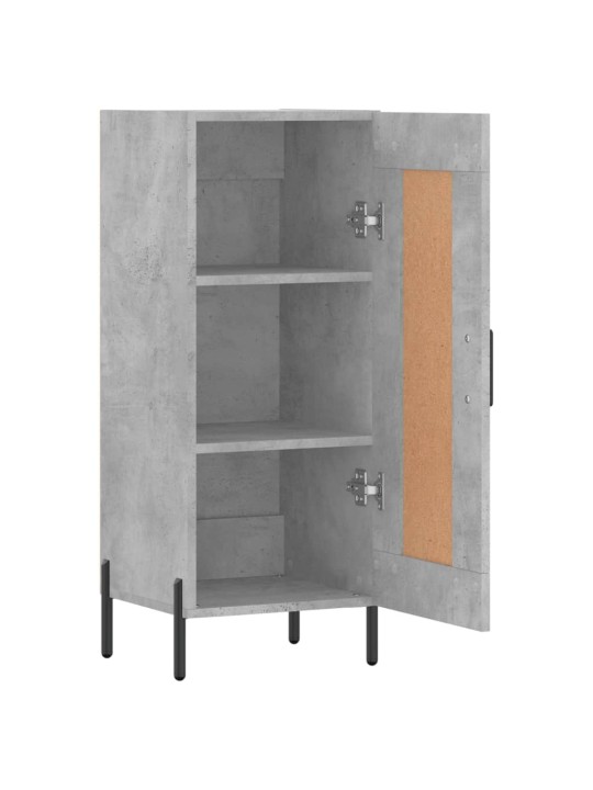 Příborník betonově šedý 34,5 x 34 x 90 cm kompozitní dřevo