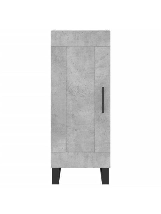 Příborník betonově šedý 34,5 x 34 x 90 cm kompozitní dřevo