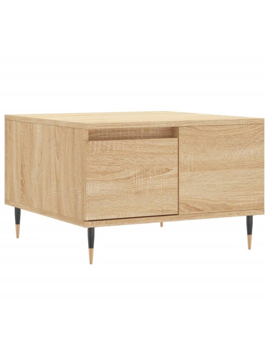Konferenční stolek dub sonoma 55x55x36,5 cm kompozitní dřevo