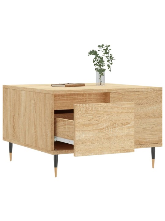 Konferenční stolek dub sonoma 55x55x36,5 cm kompozitní dřevo