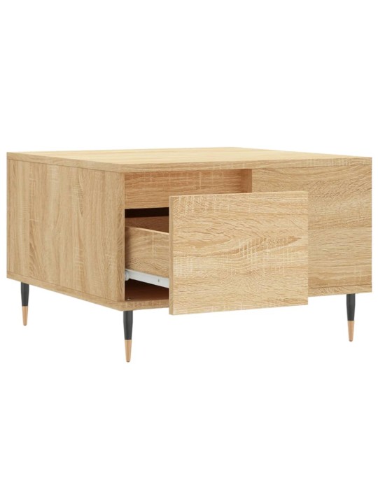 Konferenční stolek dub sonoma 55x55x36,5 cm kompozitní dřevo