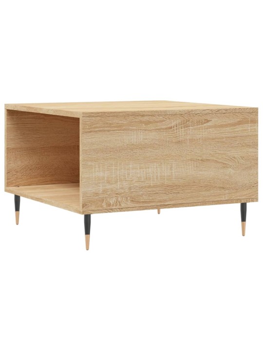 Konferenční stolek dub sonoma 55x55x36,5 cm kompozitní dřevo