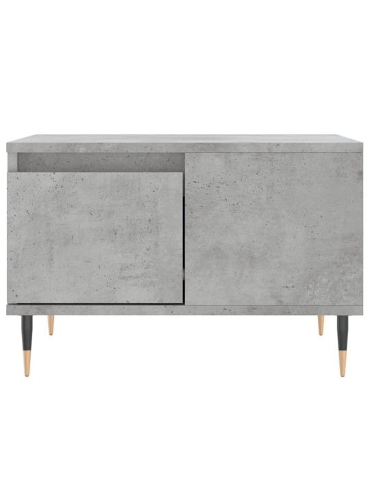 Konferenční stolek betonově šedý 55x55x36,5 cm kompozitní dřevo