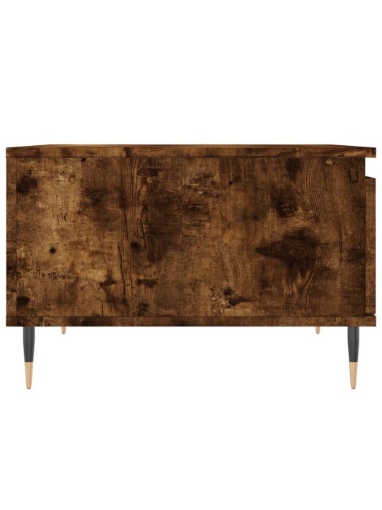 Konferenční stolek kouřový dub 55x55x36,5 cm kompozitní dřevo