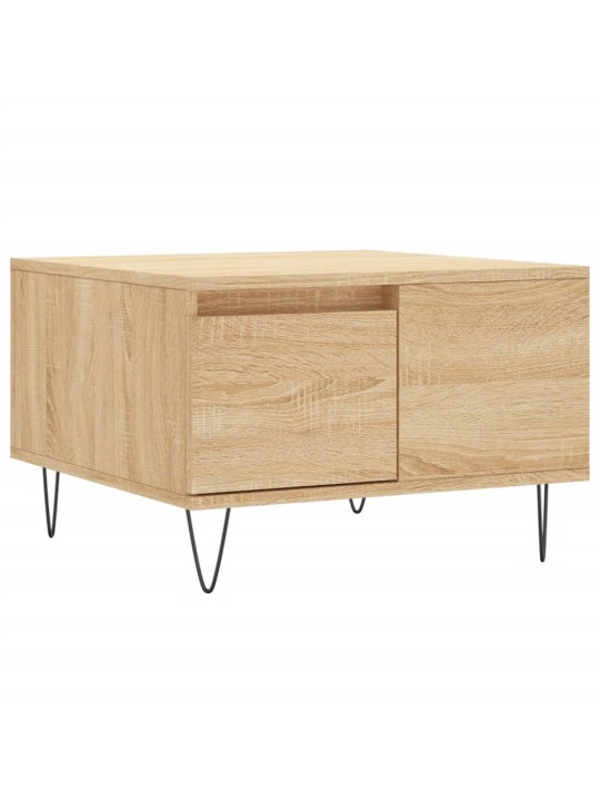 Konferenční stolek dub sonoma 55x55x36,5 cm kompozitní dřevo