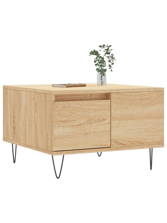 Konferenční stolek dub sonoma 55x55x36,5 cm kompozitní dřevo