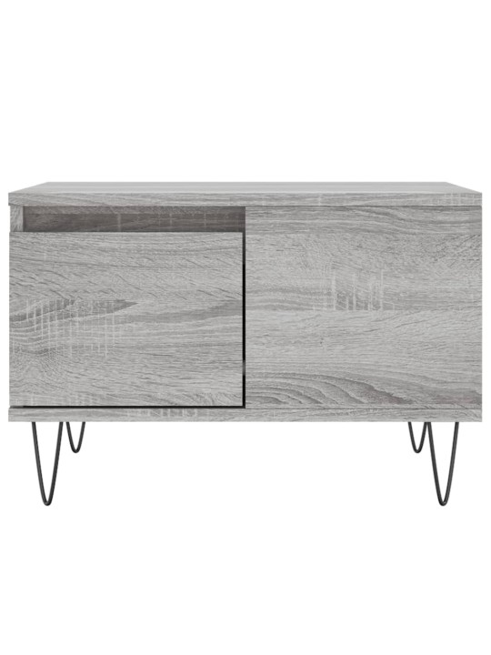 Konferenční stolek šedý sonoma 55x55x36,5 cm kompozitní dřevo