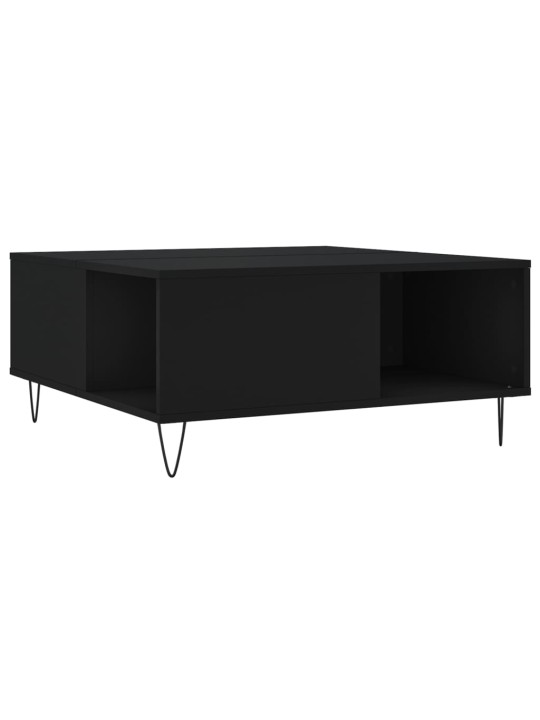 Konferenční stolek černý 80 x 80 x 36,5 cm kompozitní dřevo