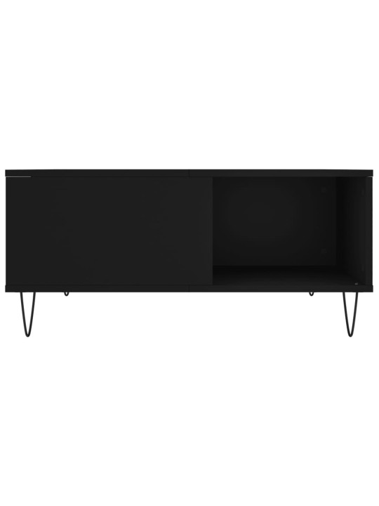 Konferenční stolek černý 80 x 80 x 36,5 cm kompozitní dřevo