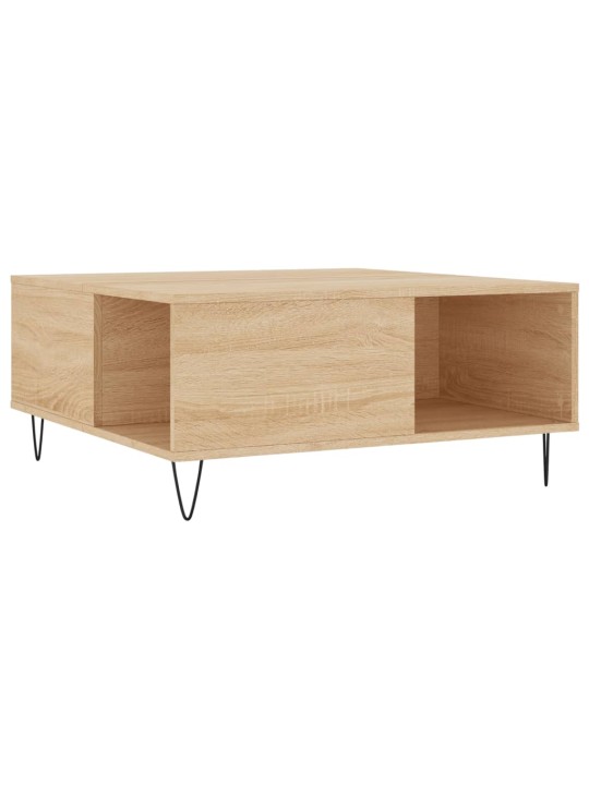 Konferenční stolek dub sonoma 80x80x36,5 cm kompozitní dřevo