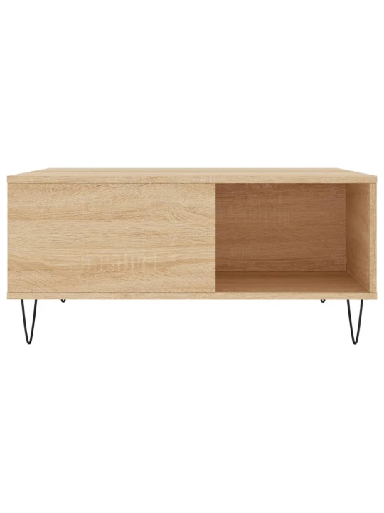 Konferenční stolek dub sonoma 80x80x36,5 cm kompozitní dřevo