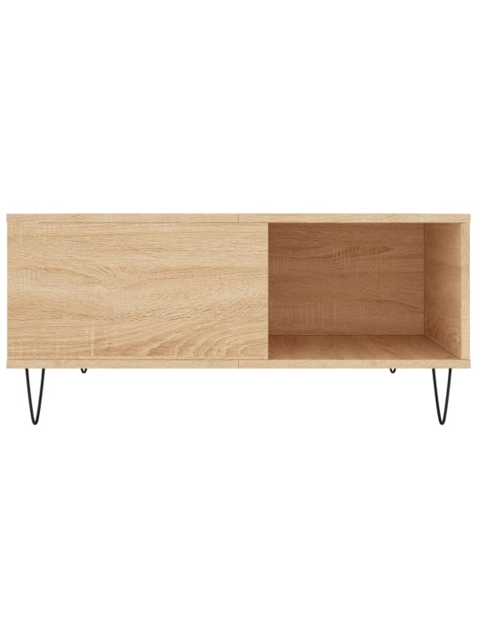 Konferenční stolek dub sonoma 80x80x36,5 cm kompozitní dřevo